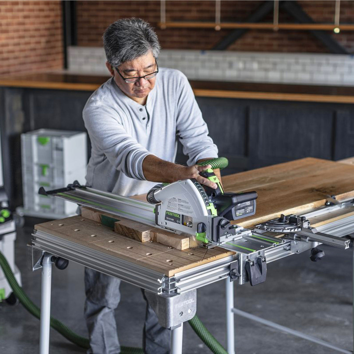 Festool TSC 55 KEB Cordless Plunge Cut Track Saw