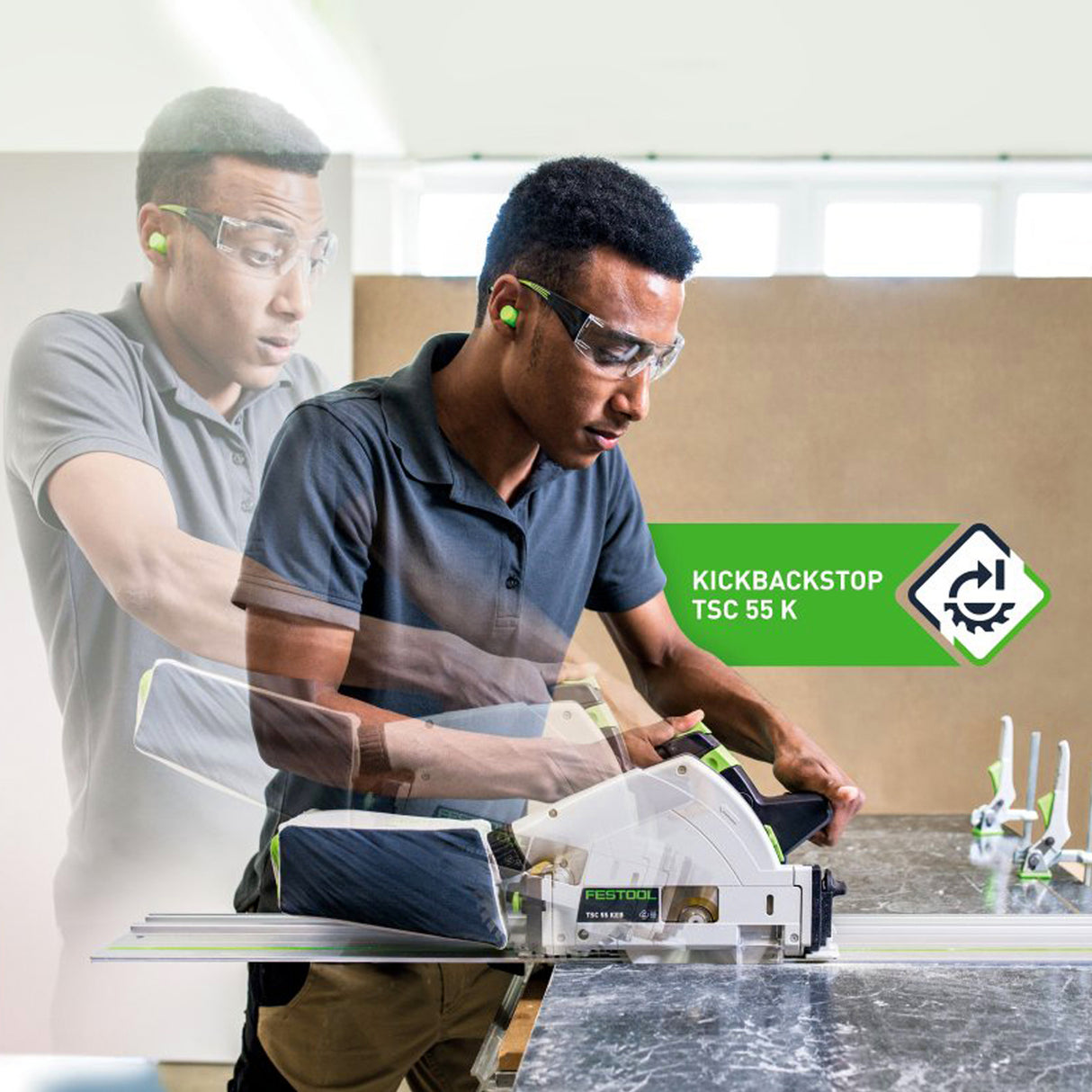 Festool TSC 55 KEB Cordless Plunge Cut Track Saw