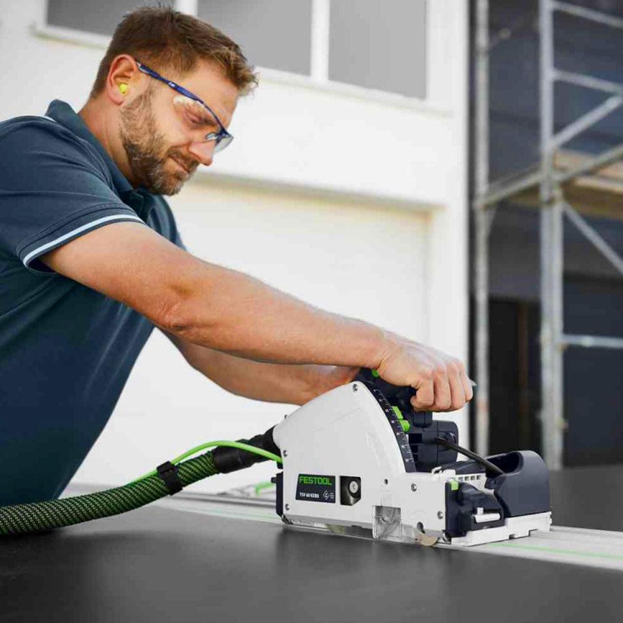 Festool TSV 60 KEB-F-Plus Plunge Cut Track Saw with Scoring Blade