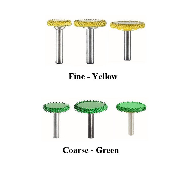 Rotosaw Saburr Tooth Carbide Burrs - 1/4 inch Shank