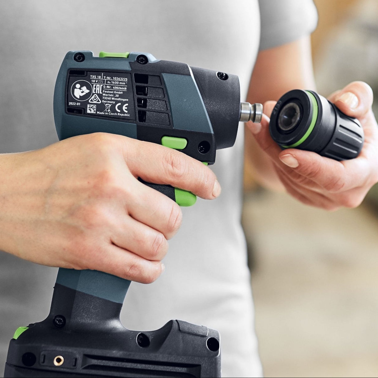 Festool CXS 18 and TXS 18 Li-Ion Cordless Drills