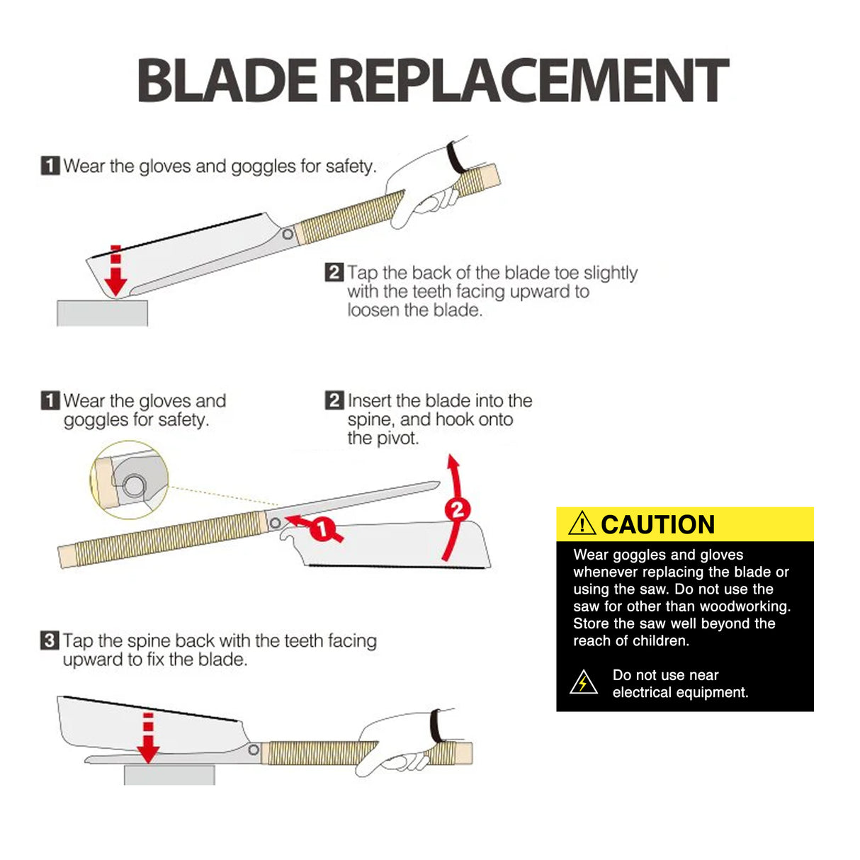 Replacement Blade for Z-Saw Dozuki Saw