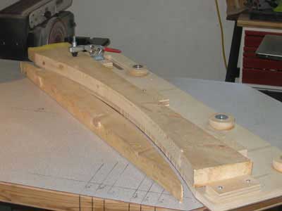 Bandsaw Jig for Perfect Arcs