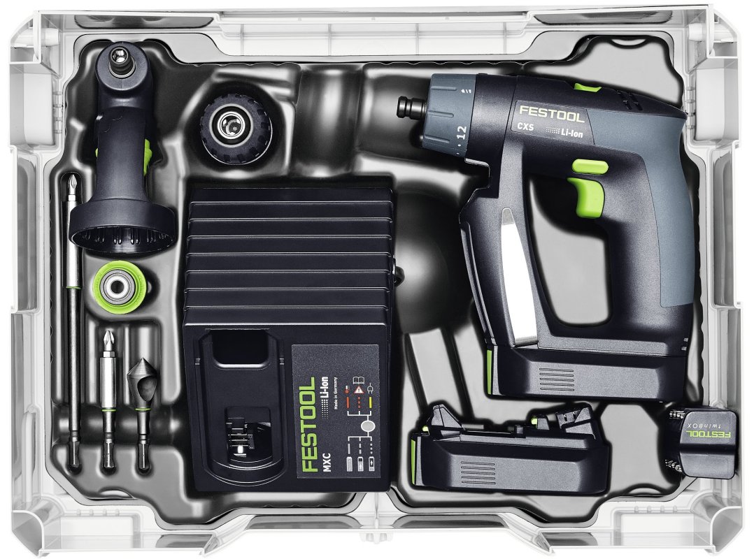 Festool CXS & TXS Compact Cordless Drill Drivers - 2.6Ah