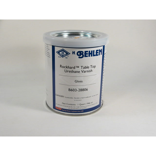 Behlen Rockhard Table Top Urethane Varnish Quart