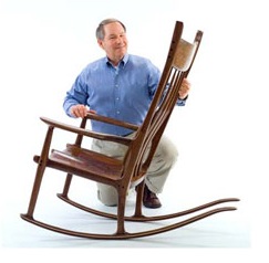 Maloof-Inspired Rocking Chair