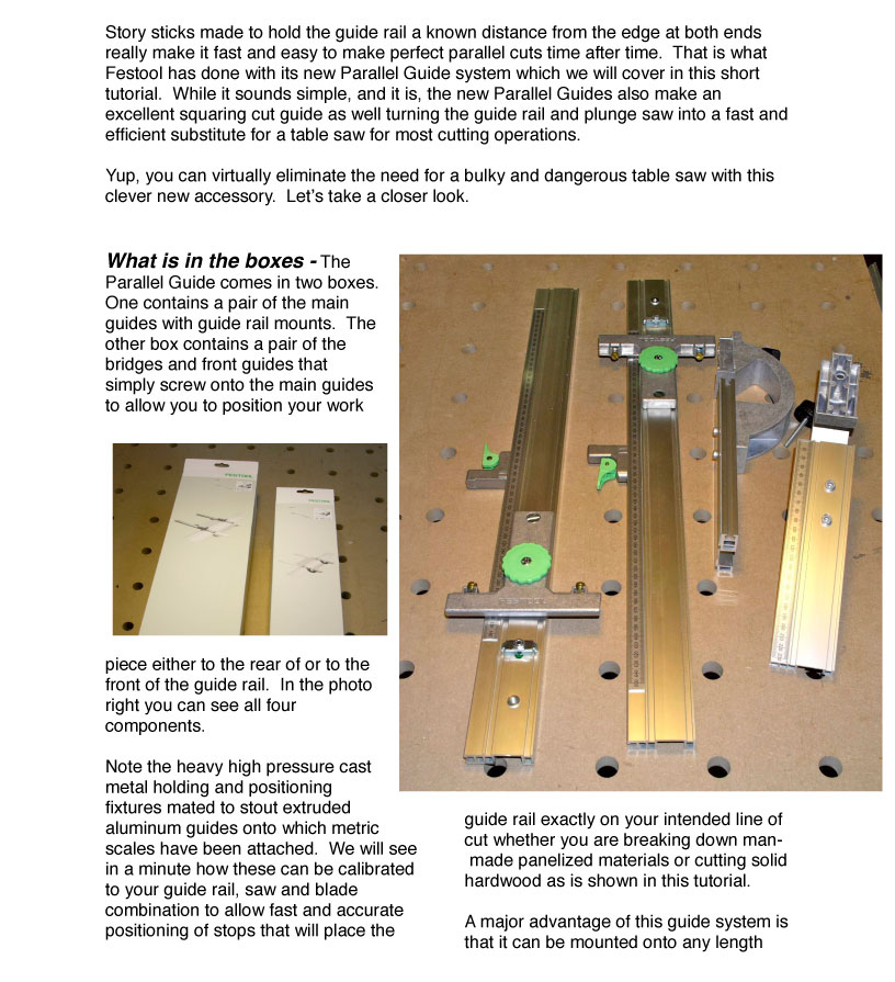 Festool Parallel Guide