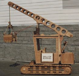 Toy Crane for Charity by Robert Clark Rutkowski