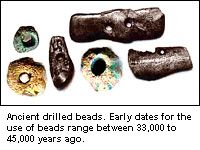 Ancient drilled beads