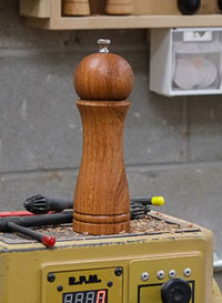 Turning a Peppermill