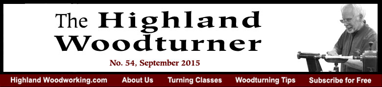 September 2015 Highland Woodturning News
