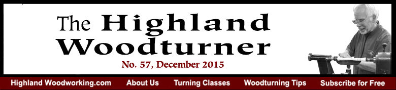 December 2015 Highland Woodturning News