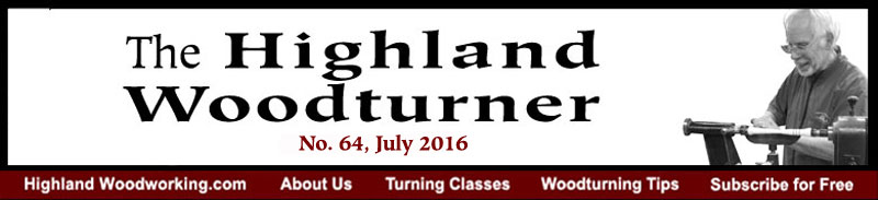 Highland Woodturner, No. 64, July 2016