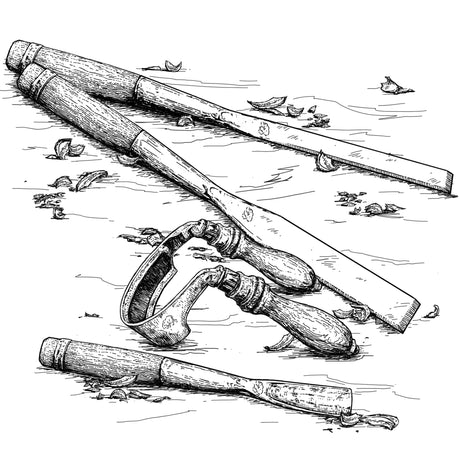 Barr Chairmaker's Scorp and chisels