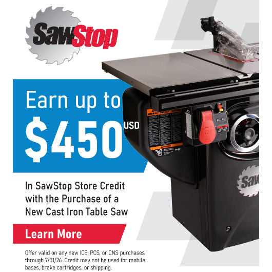SawStop Summer Promotion