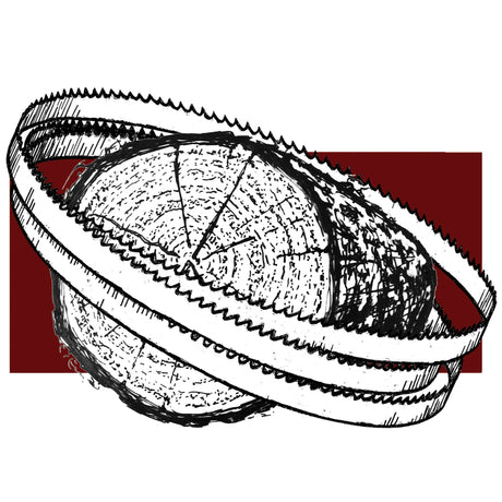 Woodturner's Bandsaw Blade Logo