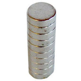 485652: Rare Earth Disc Magnets - 3/8 inch - Pack of 10