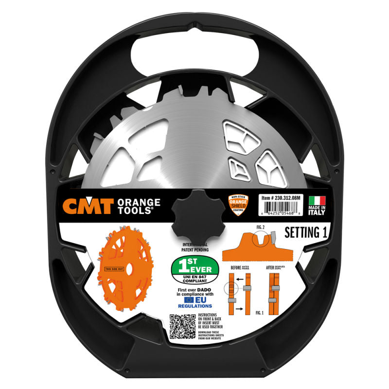 CMT Locked Dado Pro - 8 inch