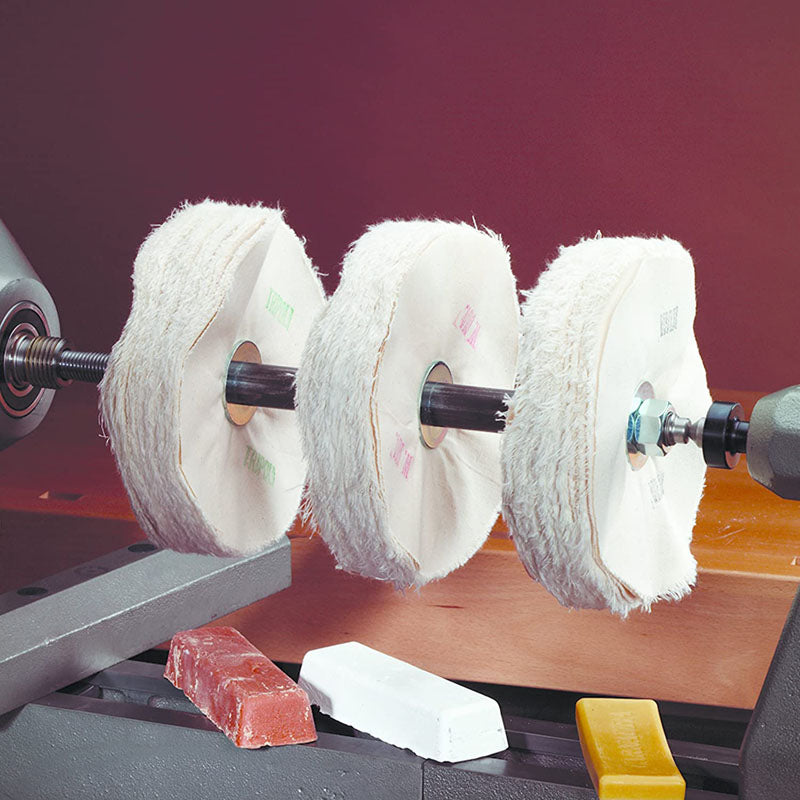 105625: Beall 3-On Lathe Buffing Mandrel - 2MT