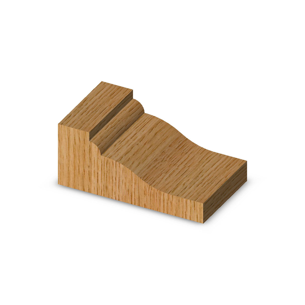 Whiteside Large 3-wing Raised Panel Bit - Ogee with Bead - 3D profile