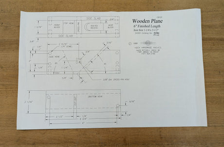 Hock Krenov-style Wooden Plane Plans