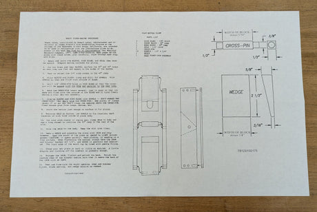 Hock Krenov-style Wooden Plane Plans