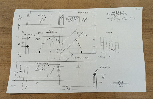 Hock Krenov-style Wooden Plane Plans