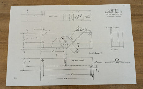 122569: Hock Krenov-style Wooden Plane Plans