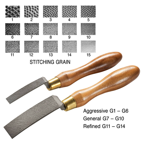 Auriou Curved Ironing Rasps