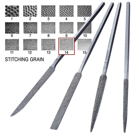 124471: Auriou Needle Rasps - Set of 4