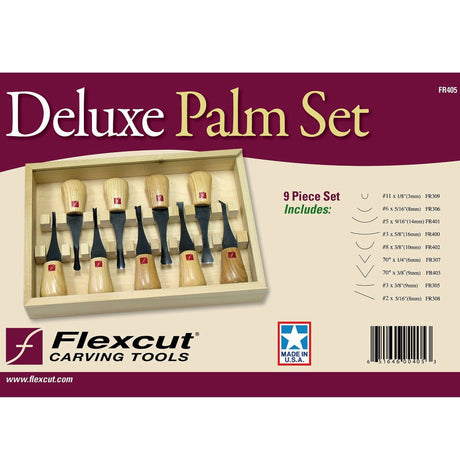 125139: Flexcut Palm Combo Set - 9-Piece
