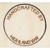 125200: Signature Medallions - "Handcrafted by" Blank