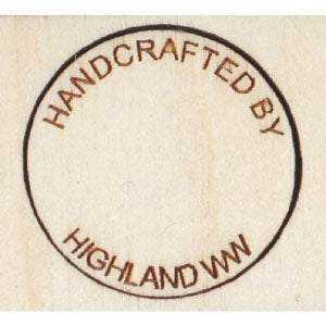 125200: Signature Medallions - "Handcrafted by" Blank