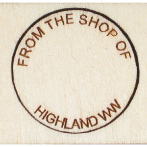 Signature Medallions - "From the Shop of" Blank