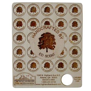 125202: Signature Medallions - "HANDCRAFTED BY" with Tree