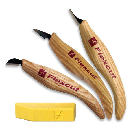 Flexcut Detail Knife Set with Slim Handles