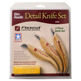 Flexcut Detail Knife Set with Slim Handles