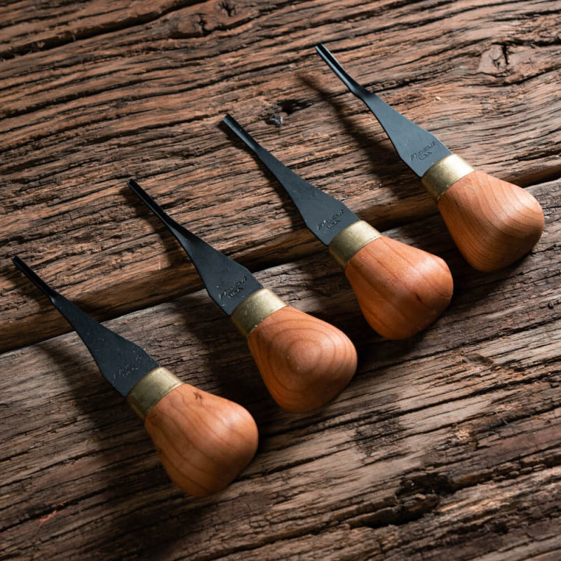 Flexcut Premium Mini Palm Chisels - Set of 4