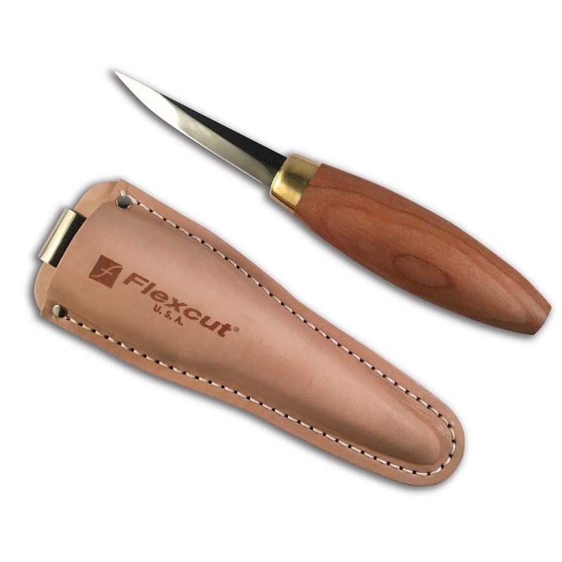 Flexcut Sloyd Knife with Leather Sheath
