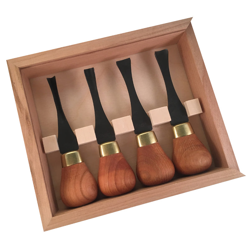 Flexcut Premium Wide Palm Chisels - Set of 4
