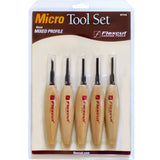 125790: Flexcut Micro Tool Set of 5 - 4mm Assortment