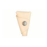 Leather sheath for Morakniv 163 Hook Knife - closed without knife.