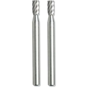 1280194: Dremel 1/8 inch Cylinder High Speed Steel Cutter - Pack of 2