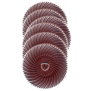 128660: Foredom 2 inch Radial Bristle Brush - Pack of 6
