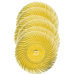128672: Foredom 3 inch Radial Bristle Brush - Pack of 6