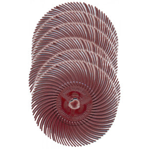 128674: Foredom 3 inch Radial Bristle Brush - Pack of 6