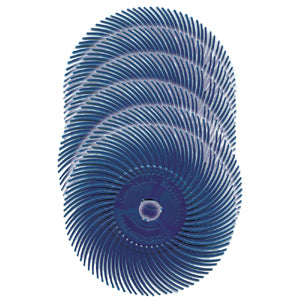 128675: Foredom 3 inch Radial Bristle Brush - Pack of 6