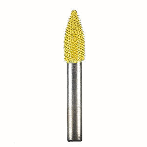 136316: Flame Saburr Tooth Carbide Burrs - 1/4 inch Shank