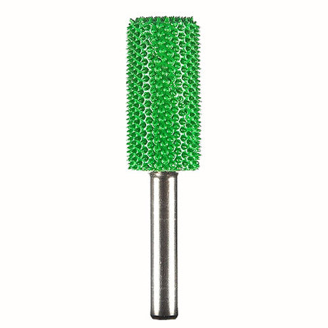 136407: Cylinder Saburr Tooth Carbide Burrs - 1/4 inch Shank