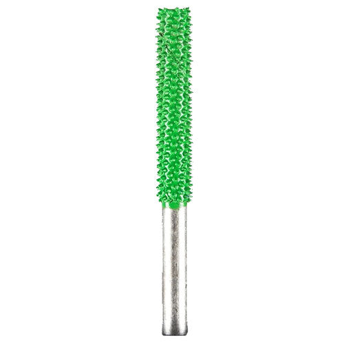 136409: Smooth End Cylinder Saburr Tooth Carbide Burrs - 1/4 inch Shank
